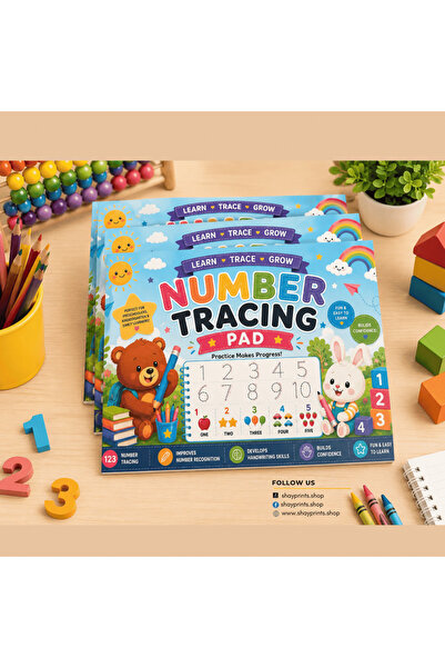 Generic Brand 120 pages Learning Tracing Pad