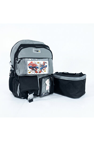 Nico Korean Style Illustrated School Bag with Accessories Girls' and Boys' Ba...