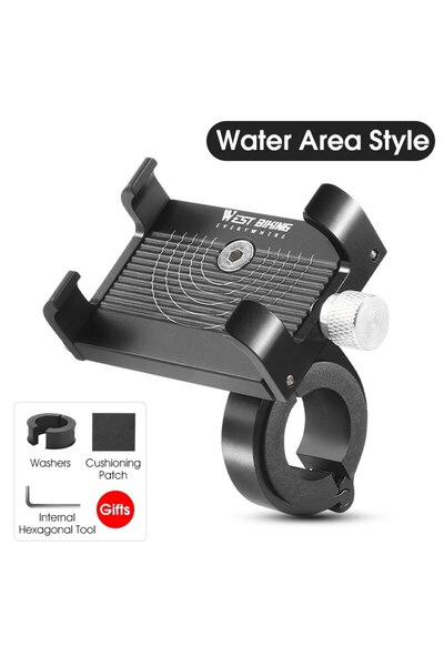 Choice Style C WEST BIKING Cycling Phone Holder Lightweight Aluminum Alloy Bi...