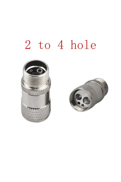 Choice1 2 to 4 Dental Handpiece Adapter Turbine Connector Coupler 2/4 Holes C...