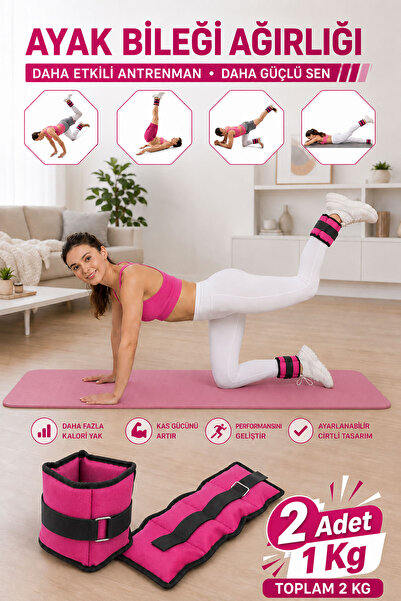 Spor Byfit 1 كجم فوشيا، وزن مريح لليد والقدم