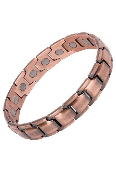 Choice 20cm CGDP-P Men Pure Copper Bracelet Health Energy Germanium Magnetic ...