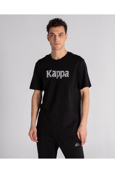 Kappa Authentic Hulme Men's Black Regular T-Shirt