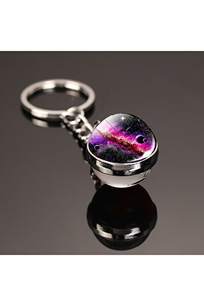 Choice I-Neon Sea Luminous Universe Star Keychain Solar System Earth Pendant ...