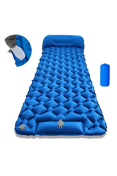 Choice LT-04Royal blue Outdoor Camping Sleeping Pad Folding Sleep Mat Beach I...