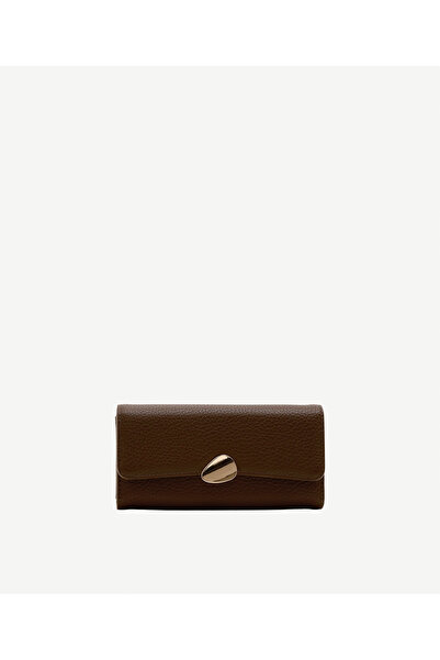 Yargıcı Large Wallet with Buckle Detail