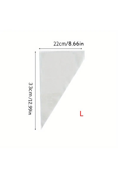 Choice L 100PCS Disposable Pastry Bags, Extra Strong&Leak-Proof Piping Bags f...
