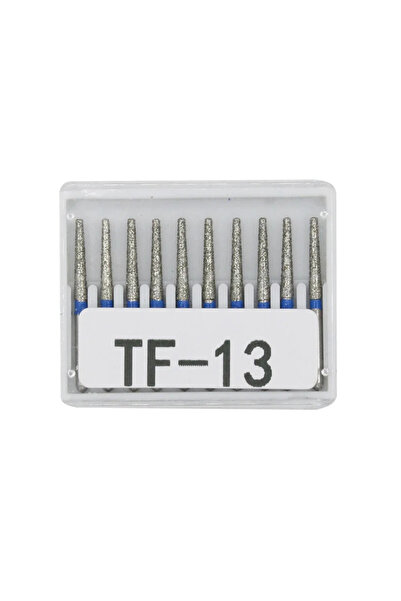 Choice10 مجموعة رؤوس حفر ماسية للأسنان TF-13، 10 قطع/مجموعة، مثقاب بقطر FG 1....