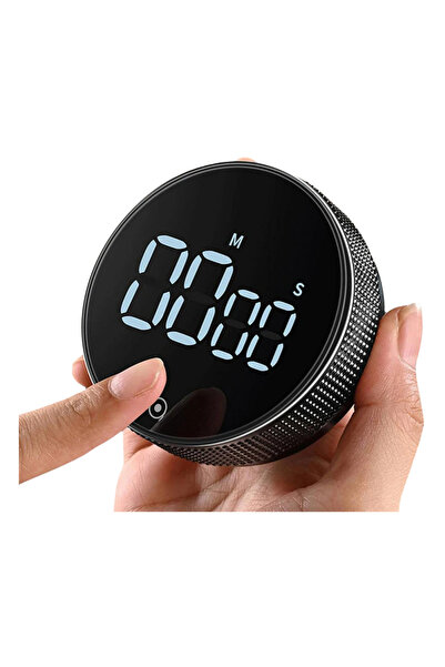 Choice Black Dinrgo Magnetic Digital Timers Manual Countdown Kitchen Timer Co...