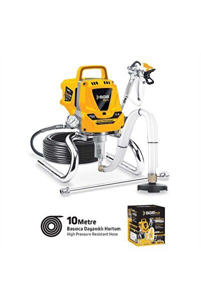 SGS HAVASIZ BOYA PÜSKÜRTME MAKİNESİ 1010 WATT 207 BAR