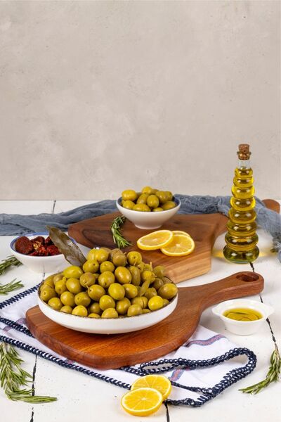 Yöre Domat Kırma Yeşil Zeytin 2 kg