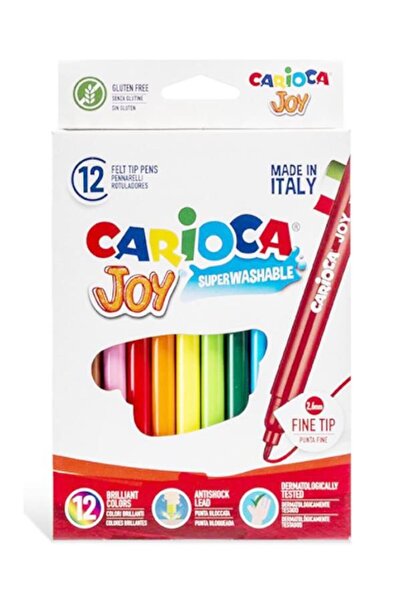 carioca 12-цветен миещ се флумастер Joy 40614