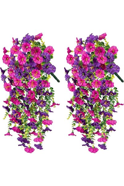 Choice1 1 pc PURPLE Artificial Flowers Vine Morning Glory Wedding Wreath Home...