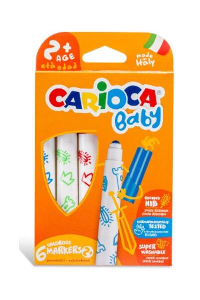 carioca Jumbo Baby супер измиваеми флумастери, 6 броя в опаковка