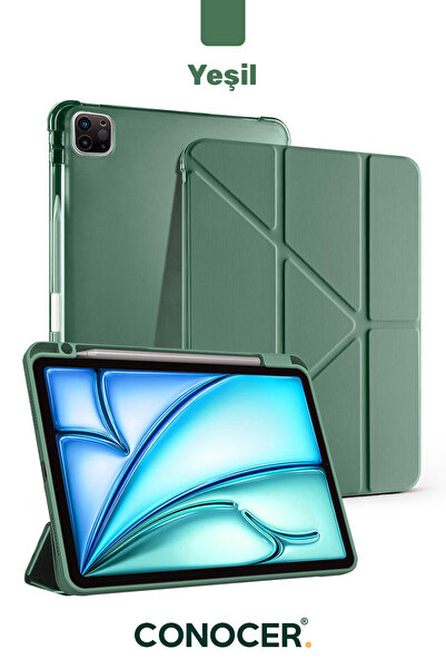CONOCER iPad Air 11” Inç M2/M3 Çip, Air 4./5. Nesil 10.9” inç Tablet Kılıfı K...