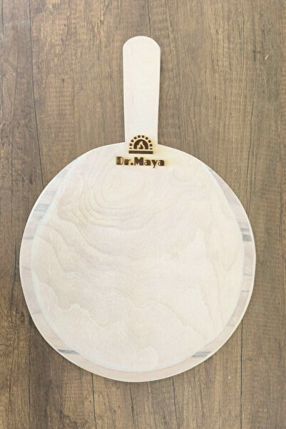 Dr.Maya Wooden Baker's Shovel |   Durable Shovel for 30 cm Pizza, Lahmacun, and Pita