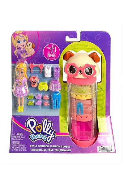 mattel Polly - Style Spinner Fashion Closet Dog Hkw04-Hkw06