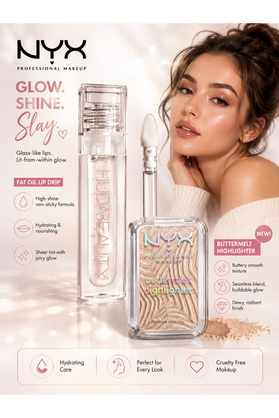 HUDA Huda Beauty Faux Filler Extra Shine Lip Gloss - Glacé 3.9 ml