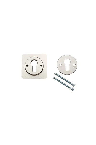 MEKs Angled Square Steel Door Barrel Guard