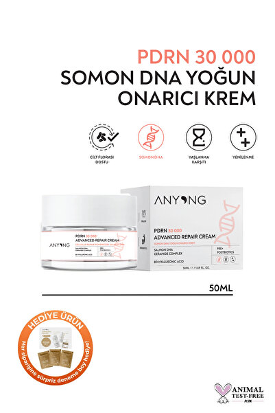 Anyong PDRN Somon DNA Krem – Onarıcı ve Nemlendirici – Kolajen ve Centella As...