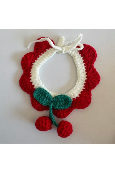 Choice M Cherry collar Christmas Pet Collars Cat Dog Christmas Decorations Pe...