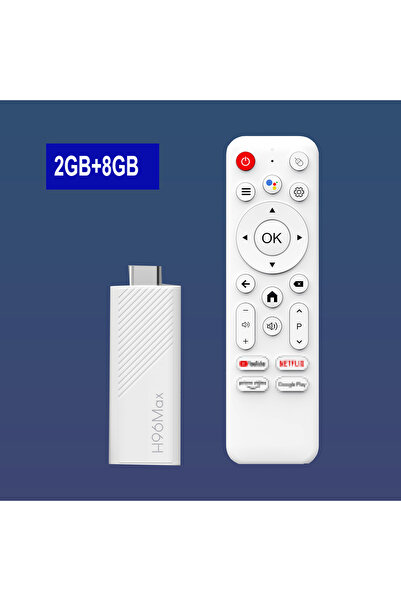Choice عصا تلفاز H96 MAX بنظام أندرويد 2 جيجا بايت و8 جيجا بايت Allwinner H31...