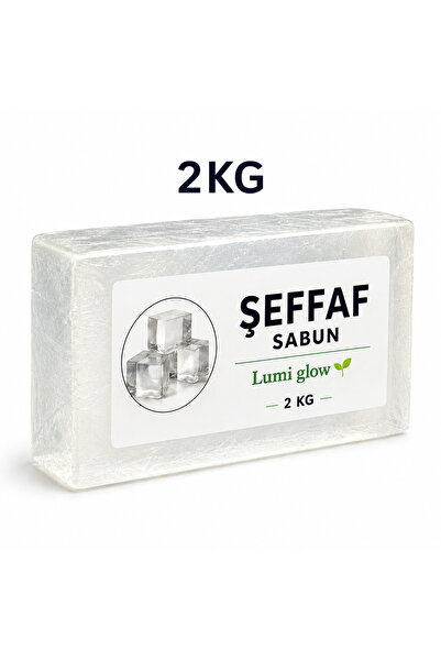 LUMİ Sabun bazı şeffaf Gelirsinli A+ kalite 2 Kg