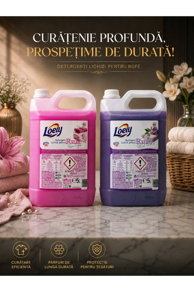 LOELY Laundry Duo Pack 2 x 5 L — Pure Lotus & Velvet Orchid
