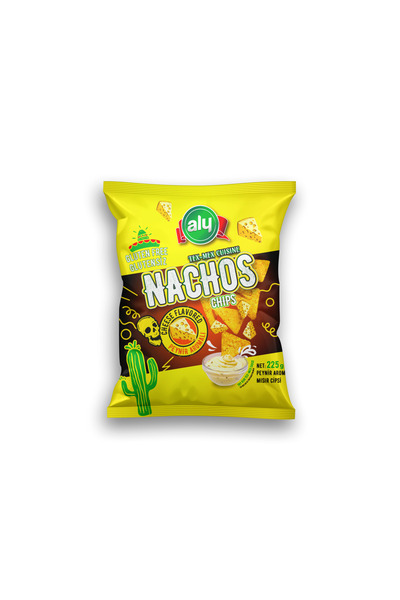 Aly Peynir Aromalı Glutensiz Nachos Cips 225 Gr