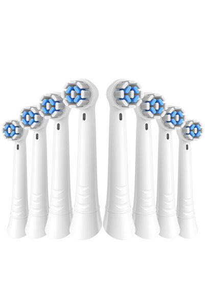Choice7 8pcs White 4/8/12/16/20 Pack Replacement Toothbrush Heads Compatible ...