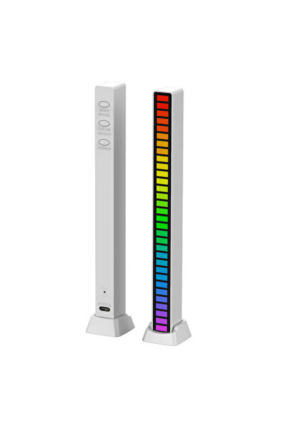 Choice 5V Plug-in WHITE Music Rhythm Activated LED Light Strip RGB Car Ambien...