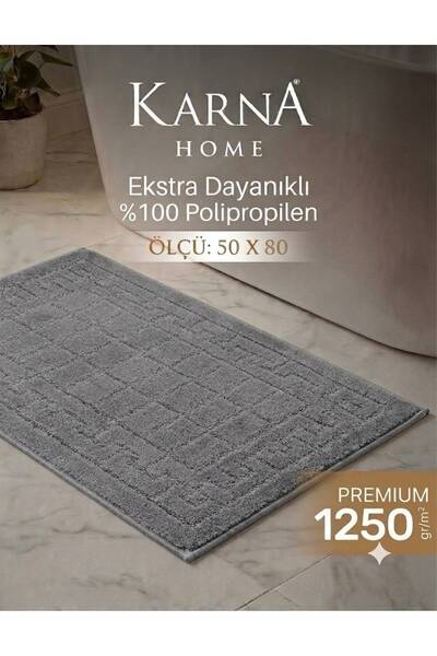 MODALİN سجادة حمام فاخرة طراز المالديف 50×80 سم - قاعدة مانعة للانزلاق بسمك 1...