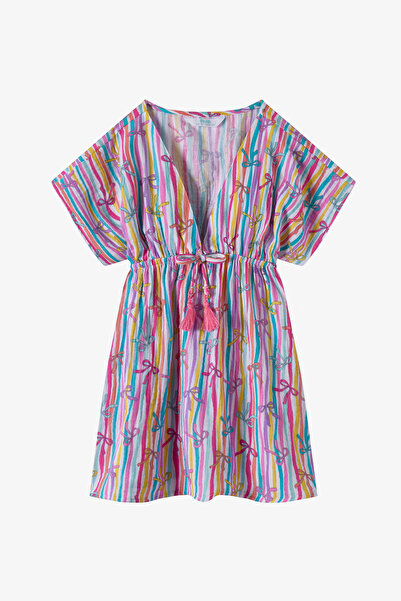 Penti Kaftan cu panglici și pompon pentru fete