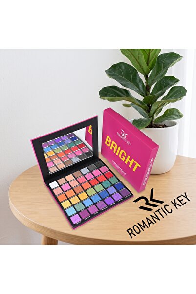 ROMANTIC KEY Palette Bright 42 Colors - Bold Eyeshadow