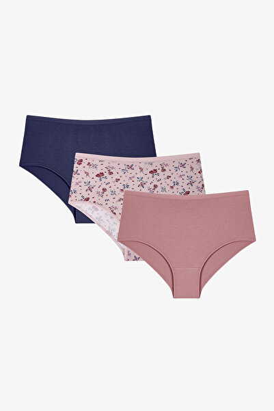 Penti Nostalgia Floral High Waist 3-Piece Slip Panties