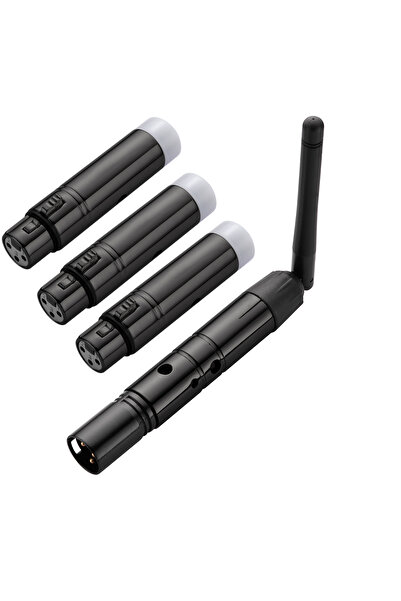 Choice17 AU plug Black 1T3R DMX512 Wireless Controller ISM XLR Receiver Trans...