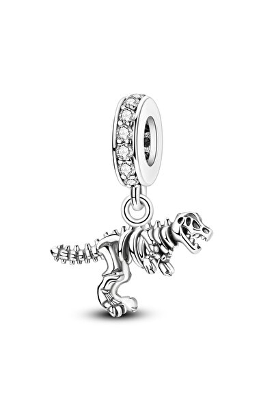 Choice12 KTC1365 MULA 925 Sterling Silver Dinosaur Charms Pendant Beads Fit O...