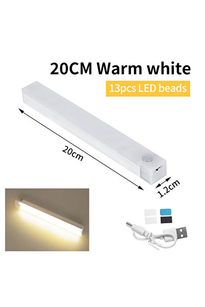 Choice5 GGBEE 20cm Warm White Smart Motion Sensor Night Light Wireless Led Ni...