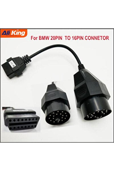 Choice For bmw 20pin OBD II Adapter for BMW 20-Pin to OBD2 16-Pin Female Conn...