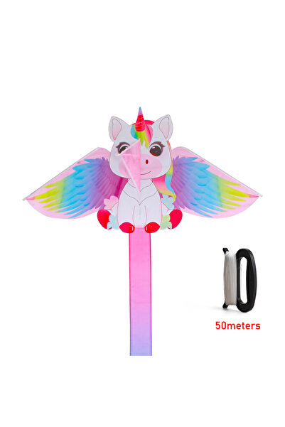 Choice As shown Yongjian Pink Unicorn Kite small kite suitable for children o...