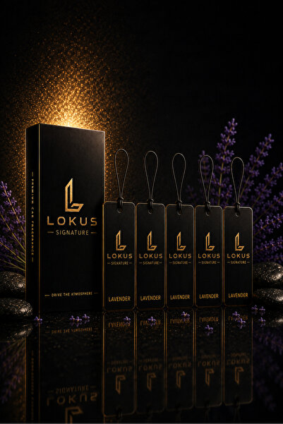 LOKUSPARFUMES LOKUS Signature Lavender 5 Adet Araç Kokusu | Premium Oto Kokus...