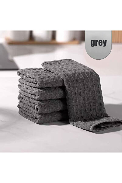 Choice 5pcs grey-30cm 5Pcs Kitchen Cleaning Cloth Super Absorbent Barista Bar...