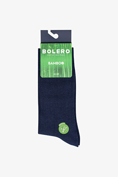 Bolero Erkek Bambu Soket Çorap Lacivert