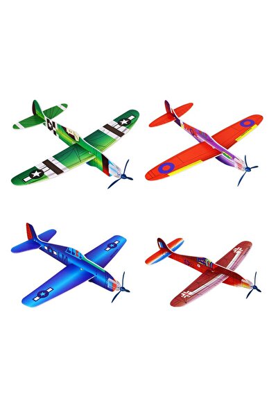 Choice Various colors 12/24Pcs Foam Airplane Glider Hand Thrown Flying Toy Pl...