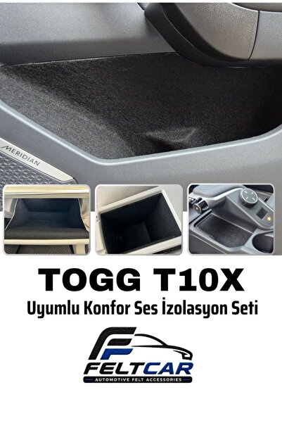 TOGG T10X UYUMLU PREMİUM KONFOR SES İZOLASYON SETİ