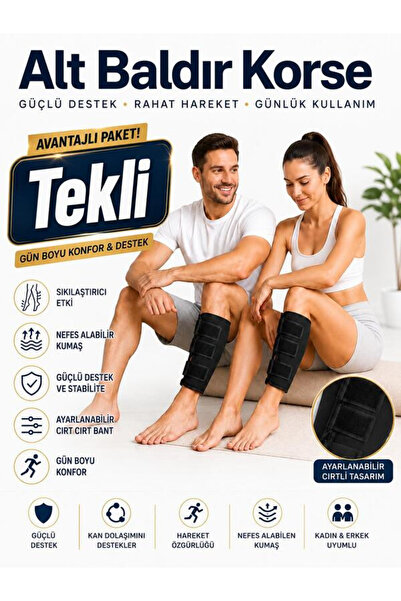 Ankaflex Ayarlanabilir Bacak Alt Baldır Korsesi Bandajı Alt Bacak Sıkıştırma ...
