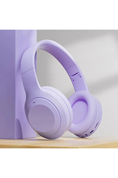 Choice1 Purple M5 Wireless Bluetooth 5.3 HiFi Stereo Headphones Noise Cancell...