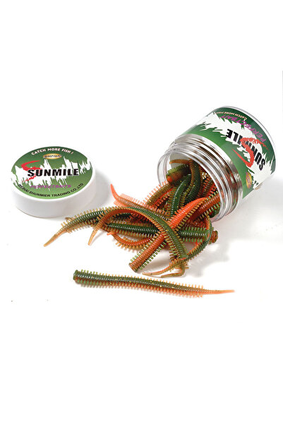 Choice COLOR 04 SUNMILE 10pcs Sand Worm Lures 8.2cm Salt Fishing Soft Lures A...