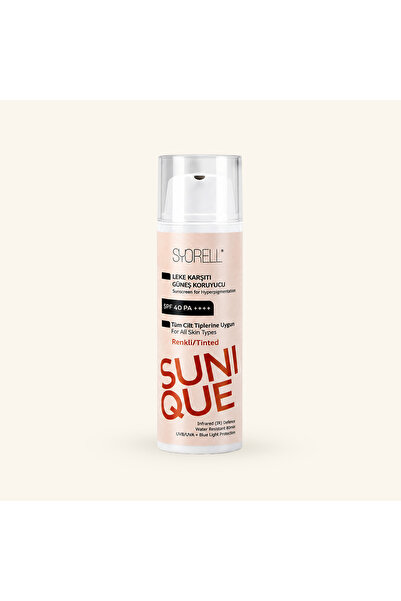 SYORELL Sunique Leke Karşıtı Renkli Güneş Koruyucu Krem SPF 40 / PA ++++