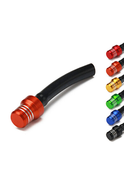 Choice4 Orange Motorcycle Universal CNC Air Vent Fuel Tank Gas Oil Cap Motorc...